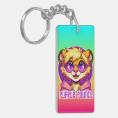 Purple Pounce Sleutelhanger (Voorkant Links)