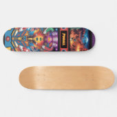 Purple Power Pinball Machine Persoonlijk Skateboard (Horizontaal)