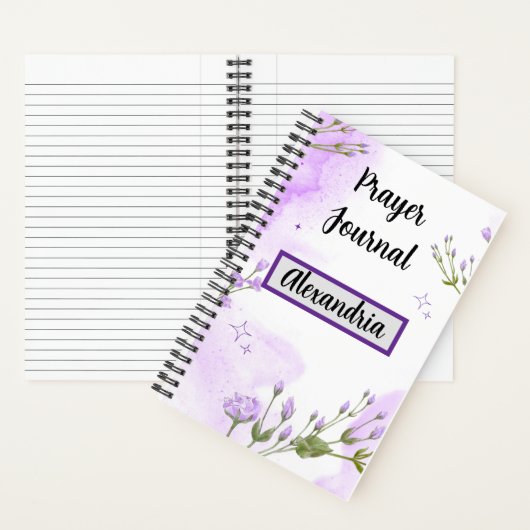 Purple Prayer Journal Notitieboek (Binnen)