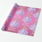 Purple Princess  Cadeaupapier (Uitgerold)