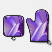 Purple Rainbow Dreams Ovenwant & Pannenlap Set (Voorkant)