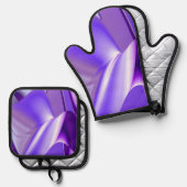 Purple Rainbow Dreams Ovenwant & Pannenlap Set (Voorkant / Achterkant)