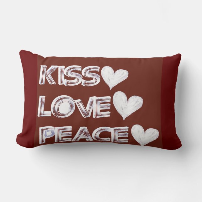 Purple rechtangular cushion/Rechthoekig kussens (Voorkant)