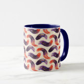  purple, red, orange, and gold. mok (Voorkant rechts)