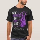 Purple Ribbon Mother Overdose Awareness T-shirt (Voorkant)
