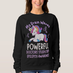 Purple Ribbon Warrior & Ondersteuners Epilepsie Be Trui