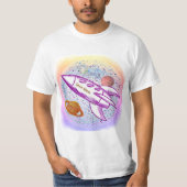 Purple Rocket T-shirt (Voorkant)