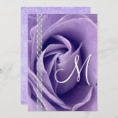 PURPLE Roos en Kant Trouw Template G900 Kaart (Voorkant / Achterkant)