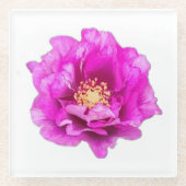 Purple Rose Glazen Onderzetter (Voorkant)