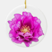 Purple Rose Keramisch Ornament (Achterkant)