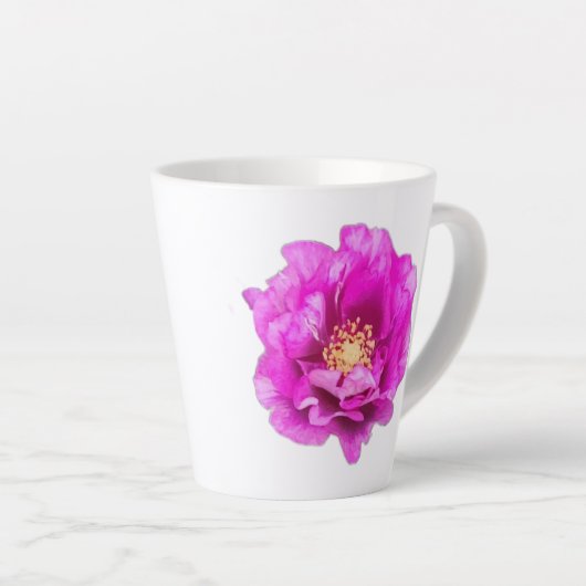 Purple Rose Mug Latte Mok (Rechterhoek)