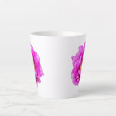 Purple Rose Mug Latte Mok (Voorkant)