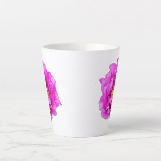 Purple Rose Mug Latte Mok (Voorkant)