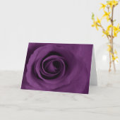 Purple Rose of Artsy Kaart (Gele Bloem)