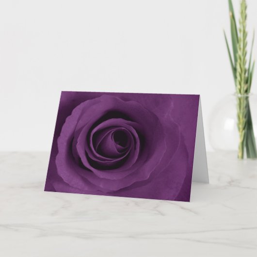 Purple Rose of Artsy Kaart (Voorkant)