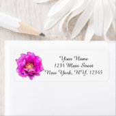 Purple Rose Return Address Label (Insitu)