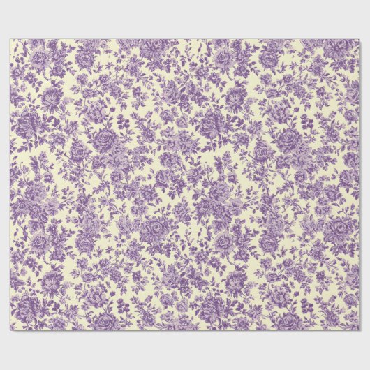 Purple Roses  Cadeaupapier (Vlak)