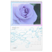 Purple Roses Calendar (Type-B) Kalender (Feb 2027)
