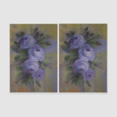 Purple Roses DBL Tissuepapier (Voorkant)