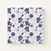Purple Royal Tulip Sketchbook Notitieboek (Achterkant)