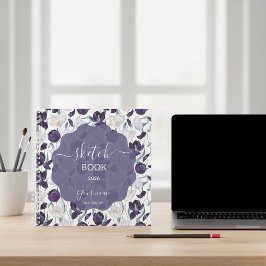 Purple Royal Tulip Sketchbook Notitieboek