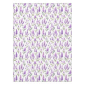 Purple Sage Green Lavender Flowers Tafelkleed (Voorkant)