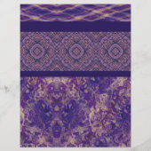 Purple Sampler Bulk Scrapbook Paper Pages Flyer (Achterkant)