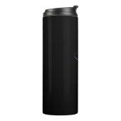 Purple Script Personalizable Name Thermal Tumbler Thermosbeker (Gedraaid links)