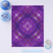 Purple Serene Gardens Bulk Scrapbook Paper Pages Flyer (Enkel)