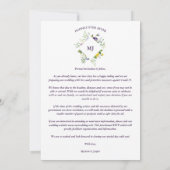 Purple Shades Fancy Romantic Floral Bouquet Save The Date (Achterkant)