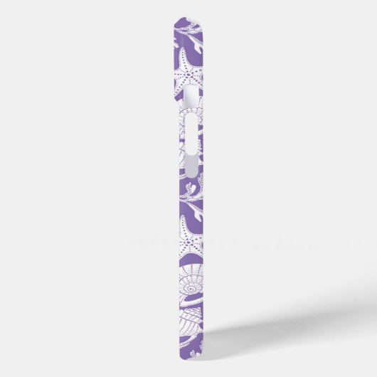 Purple Shells Personalized Case-Mate iPhone Case (Achterkant / Links)