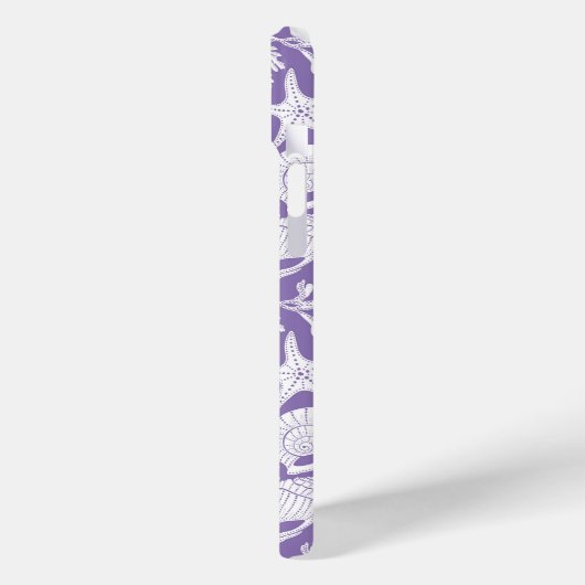 Purple Shells Personalized Case-Mate iPhone Case (Achterkant / Links)