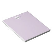 Purple Simple Monogram Notitieblok (Schuin)