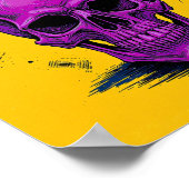 Purple Skull Halloween Poster (Hoek)