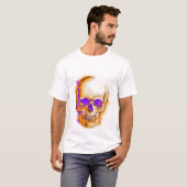 Purple skull t-shirt (Voorkant volledig)