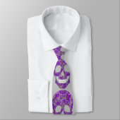 Purple Skull Tie Stropdas (Gebonden)