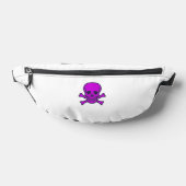 Purple Skull white fanny pack Heuptasje (Liggend)