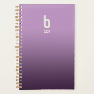 Purple Spiral Planner – 2026 Breath