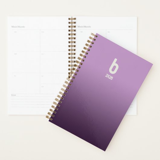Purple Spiral Planner – 2026 Breath (Display)