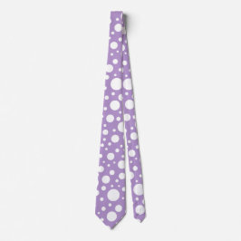 Purple Spots Tie Stropdas