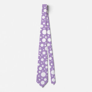 Purple Spots Tie Stropdas