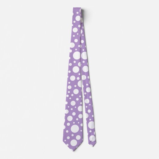 Purple Spots Tie Stropdas (Voorkant)
