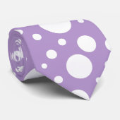 Purple Spots Tie Stropdas (Opgerold)