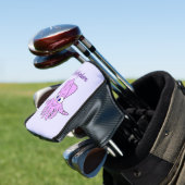 Purple Squid Design Golfheadcover (Insitu)