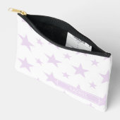 Purple Stars Pattern Constellation Pencil Etui (Open)