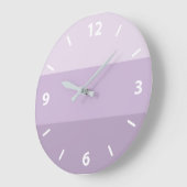 Purple Striped Large Clock Grote Klok (Hoek)