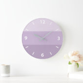 Purple Striped Large Clock Grote Klok (Huis)