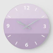 Purple Striped Large Clock Grote Klok (Voorkant)