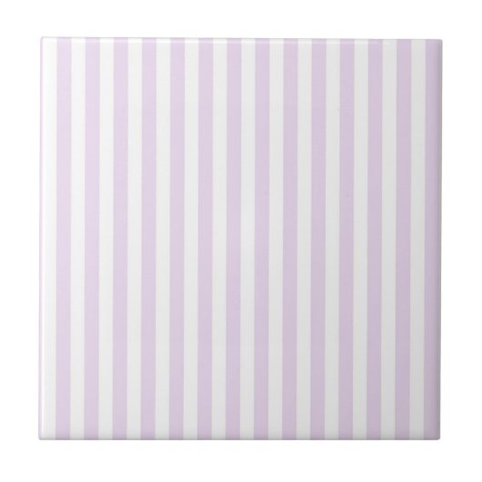 Purple Stripes Pattern Minimal Modern Spring Tegeltje (Voorkant)