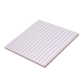 Purple Stripes Pattern Minimal Modern Spring Tegeltje (Zijkant)